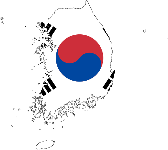 Flag-map_of_South_Korea_(de-facto).svg